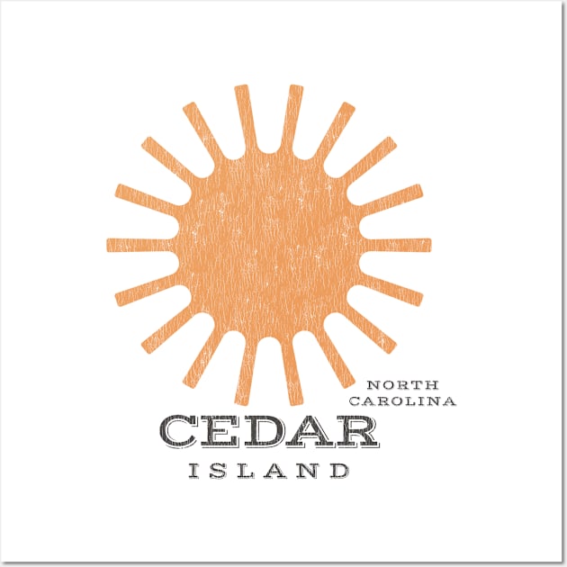 Cedar Island, NC Summertime Vacationing Beachgoing Sun Wall Art by Contentarama